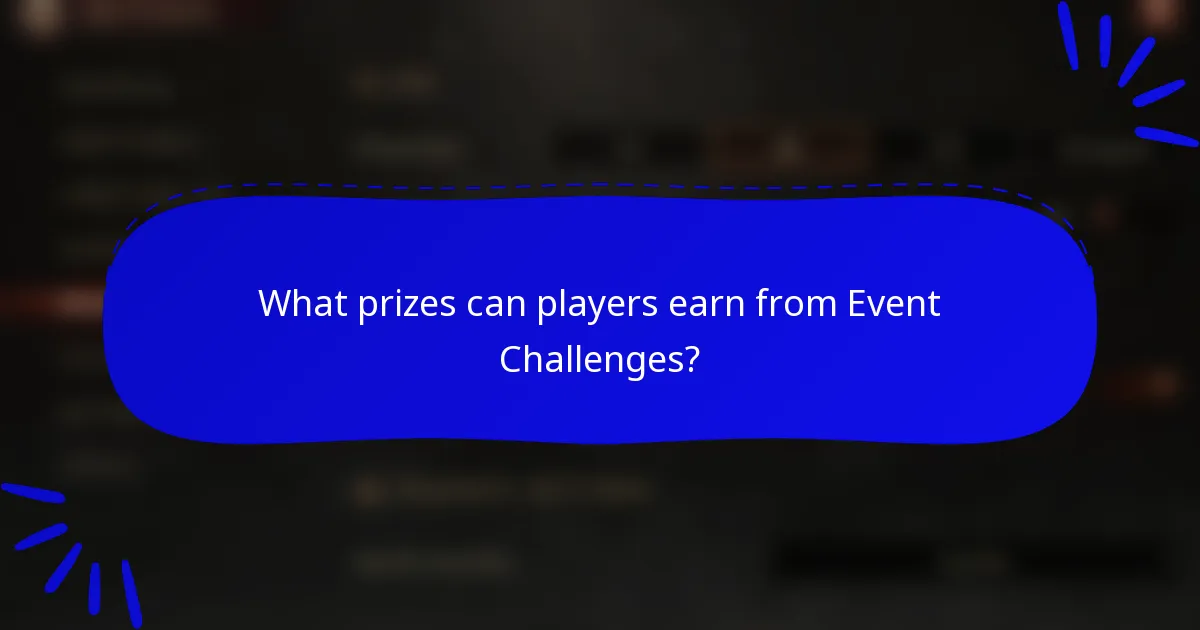 What prizes can players earn from Event Challenges?