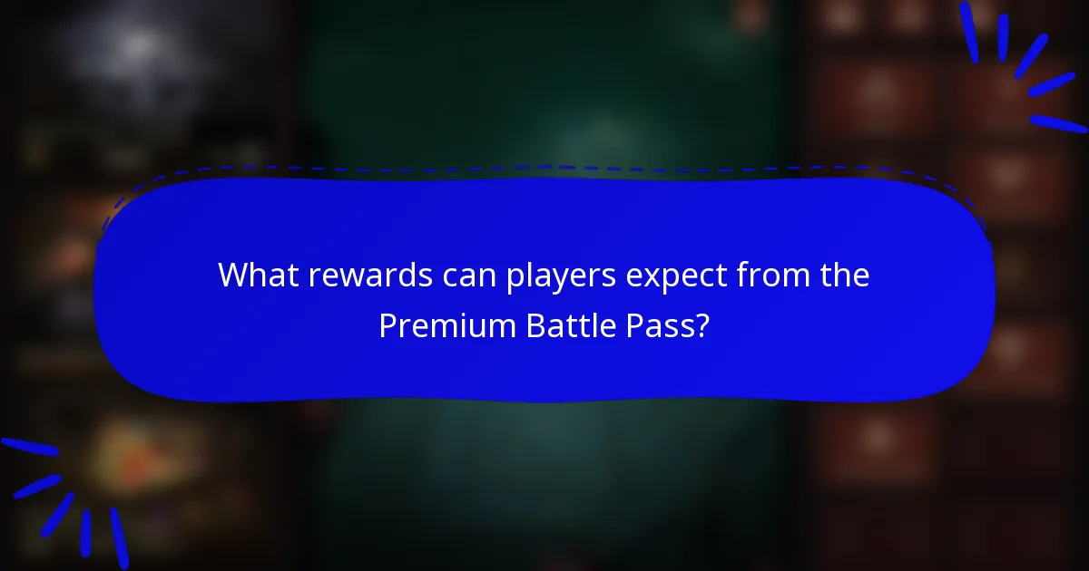 What rewards can players expect from the Premium Battle Pass?